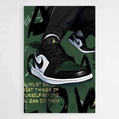Tableau Nike Air Jordan Kaki