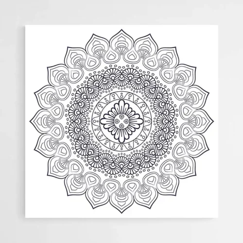 Tableau Oriental Blanc