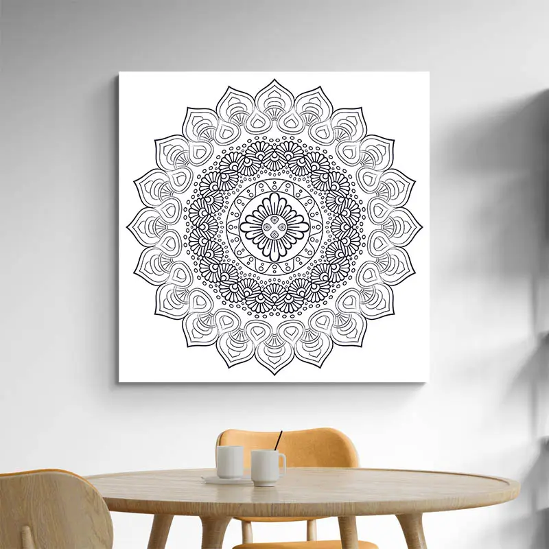 Tableau Oriental Blanc