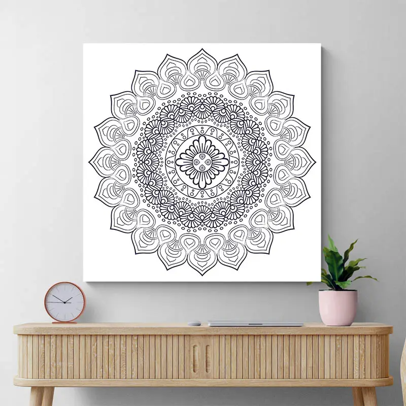 Tableau Oriental Blanc