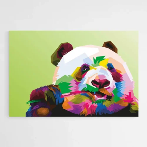 Tableau Panda Pop Art