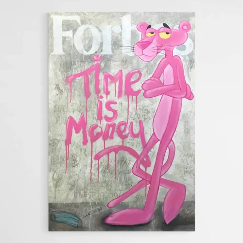 Tableau Panthère rose