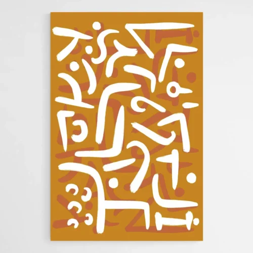 Tableau Paul Klee orange