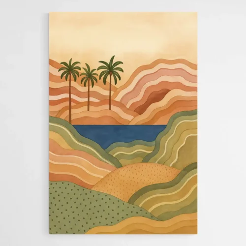 Tableau paysage bohème