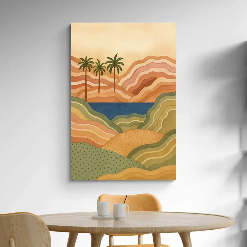 Tableau paysage bohème