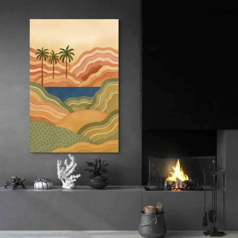 Tableau paysage bohème