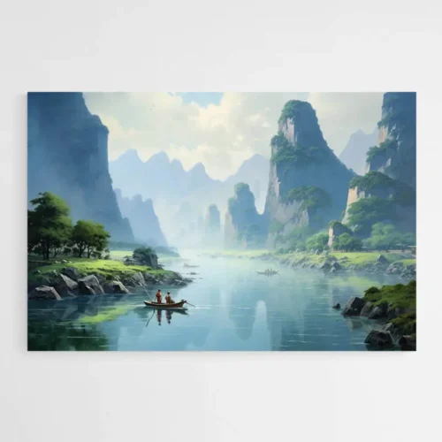 Tableau Paysage Chinois
