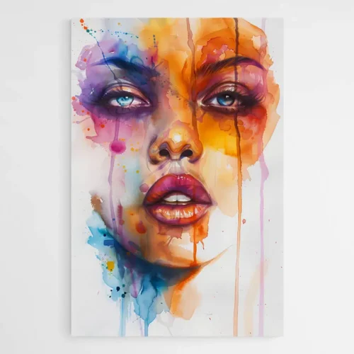 Tableau Peinture Aquarelle Moderne