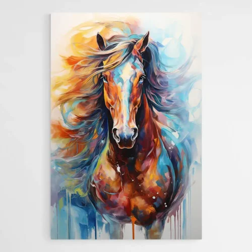 Tableau Peinture Cheval