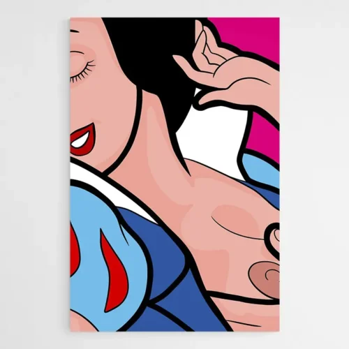 Tableau Peinture Femme Sensuelle