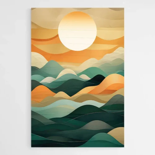 Tableau Peinture Moderne Paysage