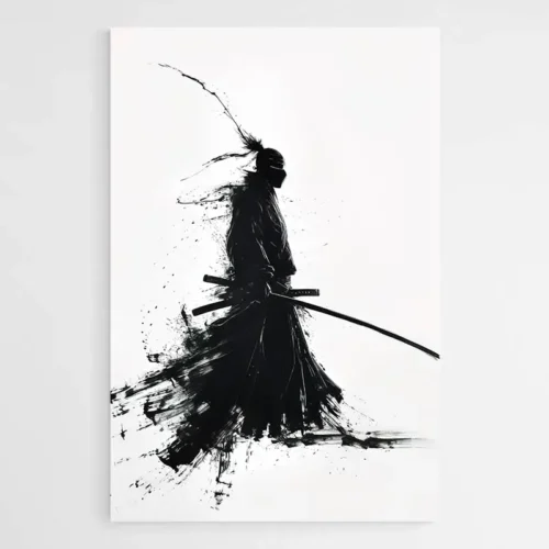 Tableau peinture Ninja