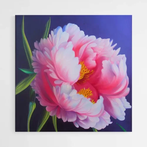 Tableau Peinture Pivoine