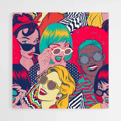 Tableau Personnage Pop Art