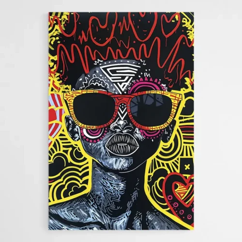 Tableau Pop Art Africain