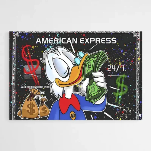 Tableau Pop Art American Express
