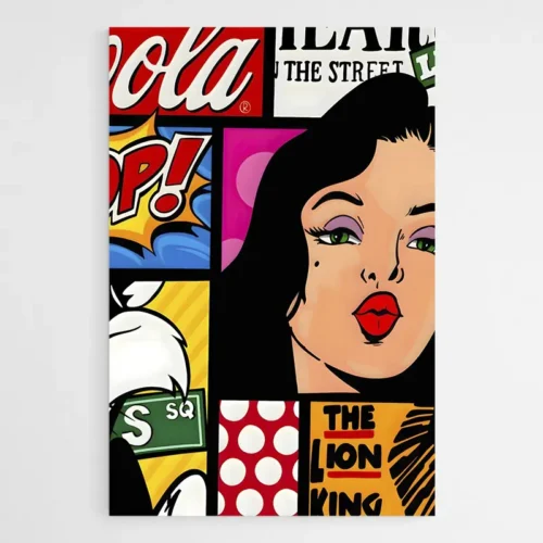 Tableau Pop Art Bande Dessinee