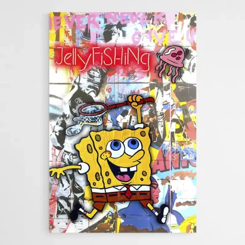 Tableau Pop Art Bob Leponge