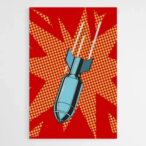 Tableau Pop Art Bombe