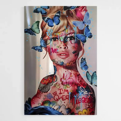 Tableau Pop Art Brigitte Bardot