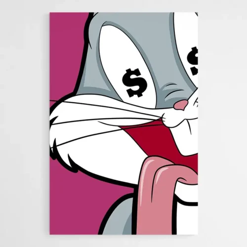 Tableau Pop Art Bugs Bunny