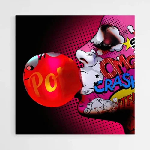 Tableau Pop Art Chewing Gum