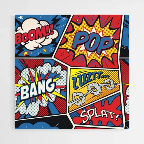 Tableau Pop Art Comics