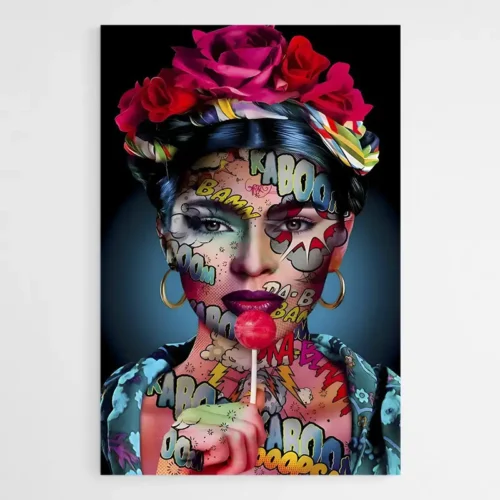 Tableau Pop Art Frida Kahlo