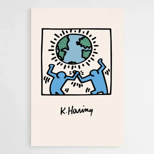 Tableau Pop Art Keith Haring World