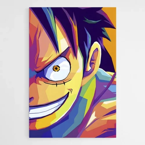 Tableau Pop Art Luffy