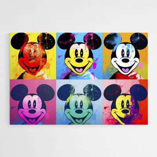Tableau Pop Art Mickey Mouse
