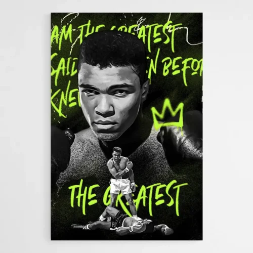 Tableau Pop Art Mohamed Ali