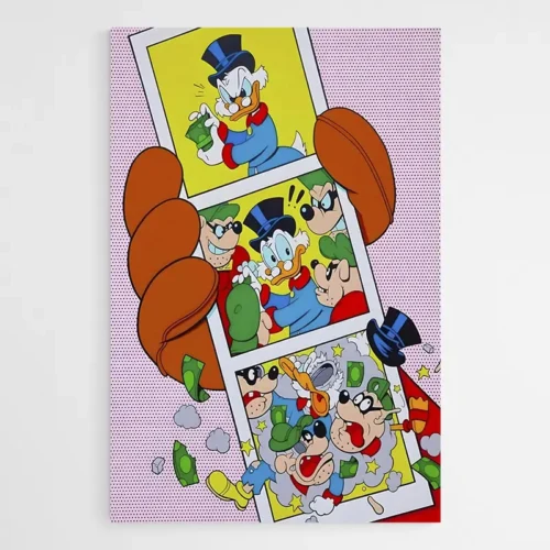 Tableau Pop Art Picsou