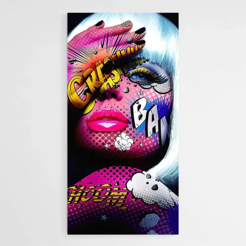 Tableau Pop Art Rose