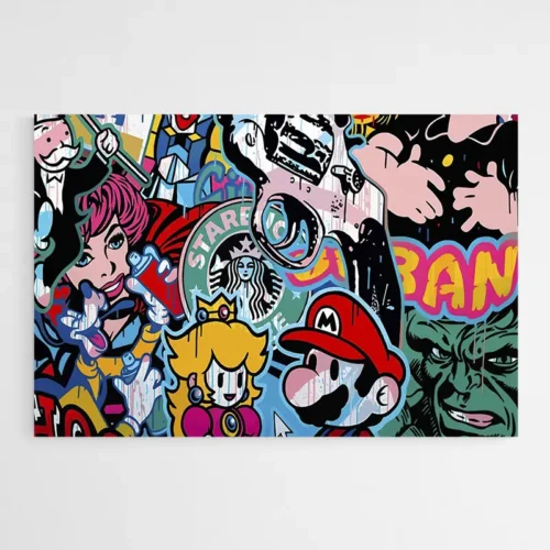 Tableau Pop Art Starbucks