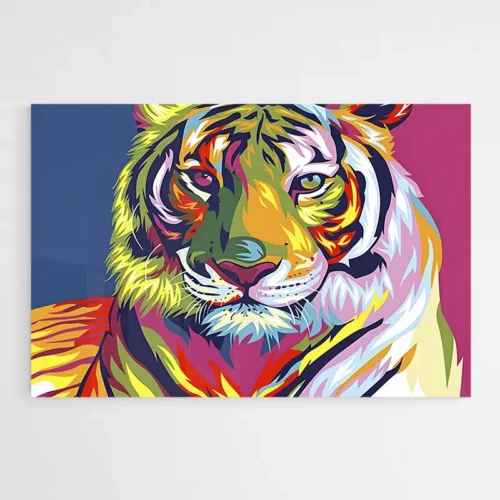 Tableau Pop Art Tigre