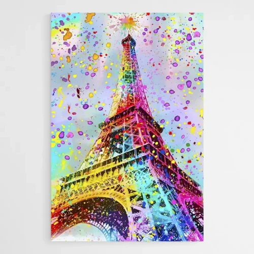Tableau Pop Art Tour Eiffel