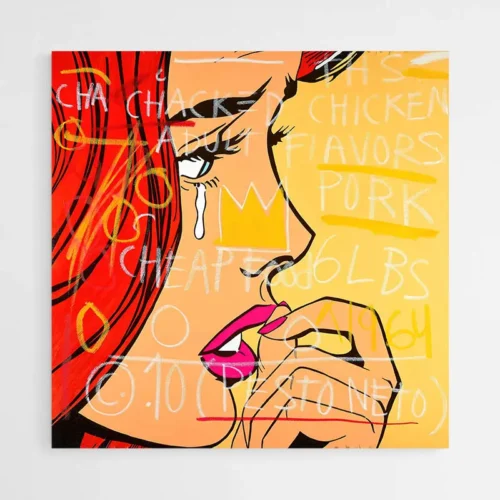 Tableau Pop Art Visage