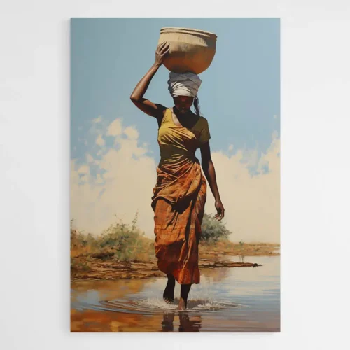 Tableau Porteuse d'Eau