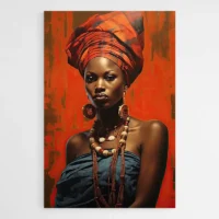 Tableau Portrait Femme Africaine