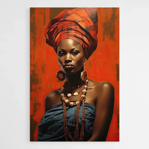 Tableau Portrait Femme Africaine