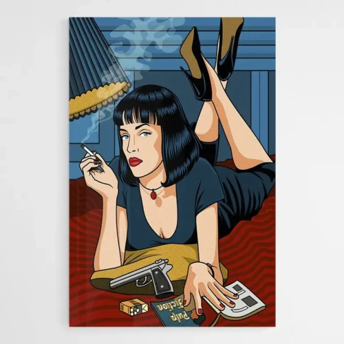 Tableau Pulp Fiction Pop Art