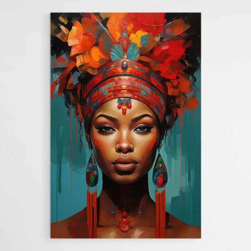 Tableau Reine Africaine