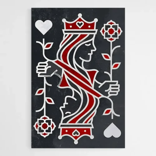 Tableau Reine de Coeur