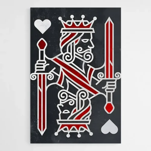 Tableau Roi de Coeur