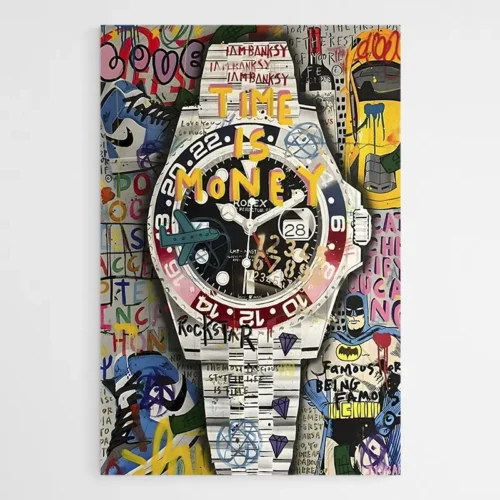 Tableau Rolex Street Art