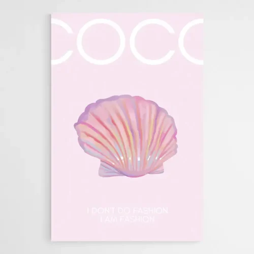 Tableau Rose Coco Chanel