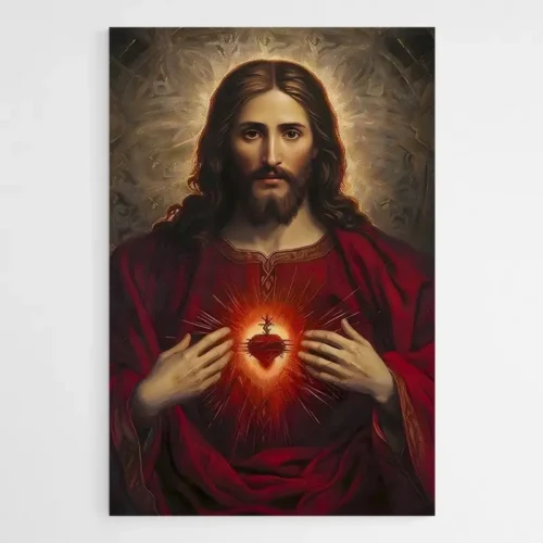 Tableau Sacre Coeur de Jesus