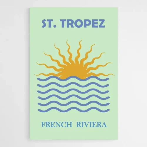 Tableau Saint Tropez Moderne