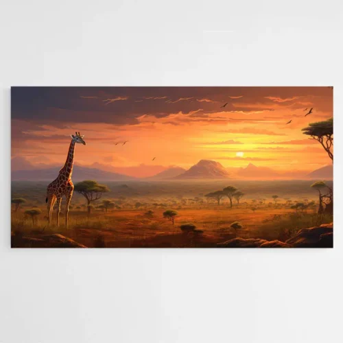Tableau Savane Africaine